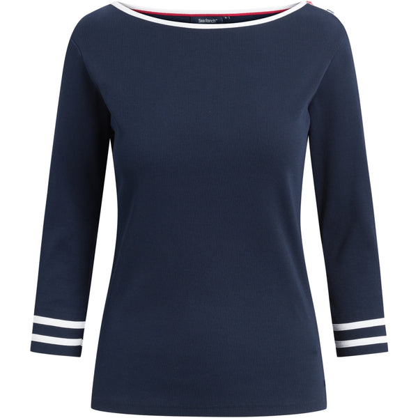 Sea Ranch Charlotte Long Sleeve Tee Long Sleeve Tee 4000 SR Navy