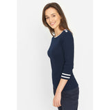 Sea Ranch Charlotte Long Sleeve Tee Long Sleeve Tee 4000 SR Navy