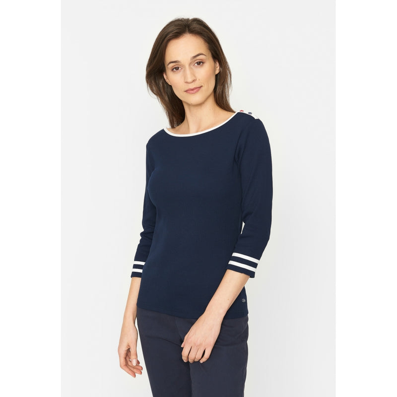 Sea Ranch Charlotte Long Sleeve Tee Long Sleeve Tee 4000 SR Navy