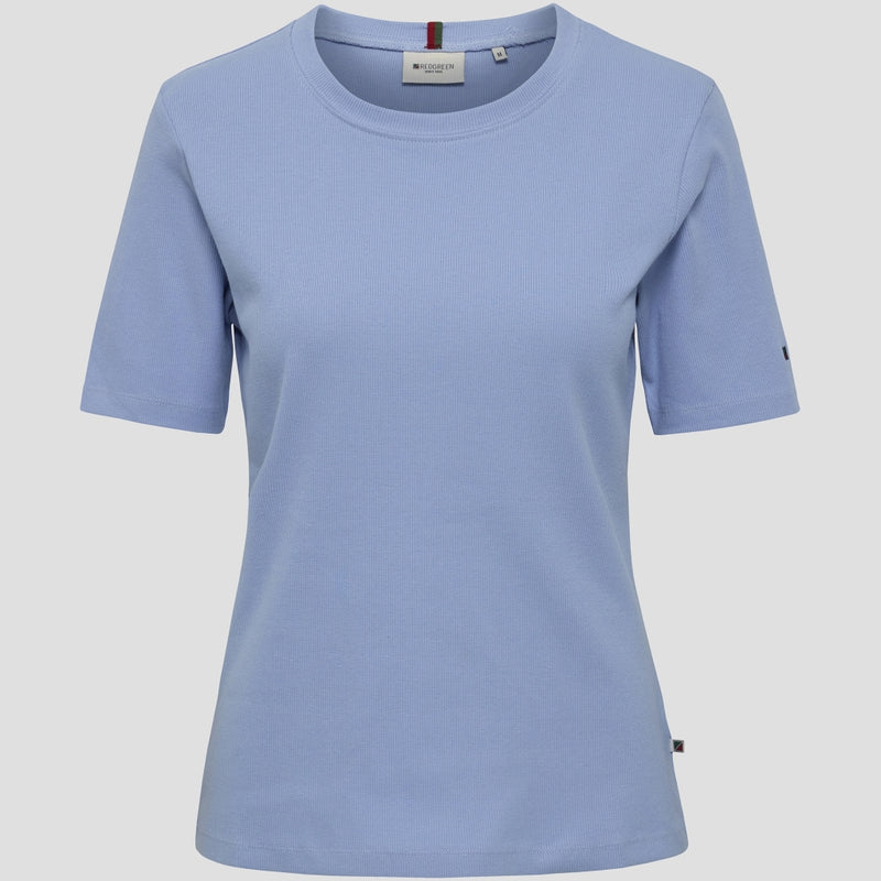 Redgreen Women Cherisa T-shirt Short Sleeve Tee 061 Sky blue