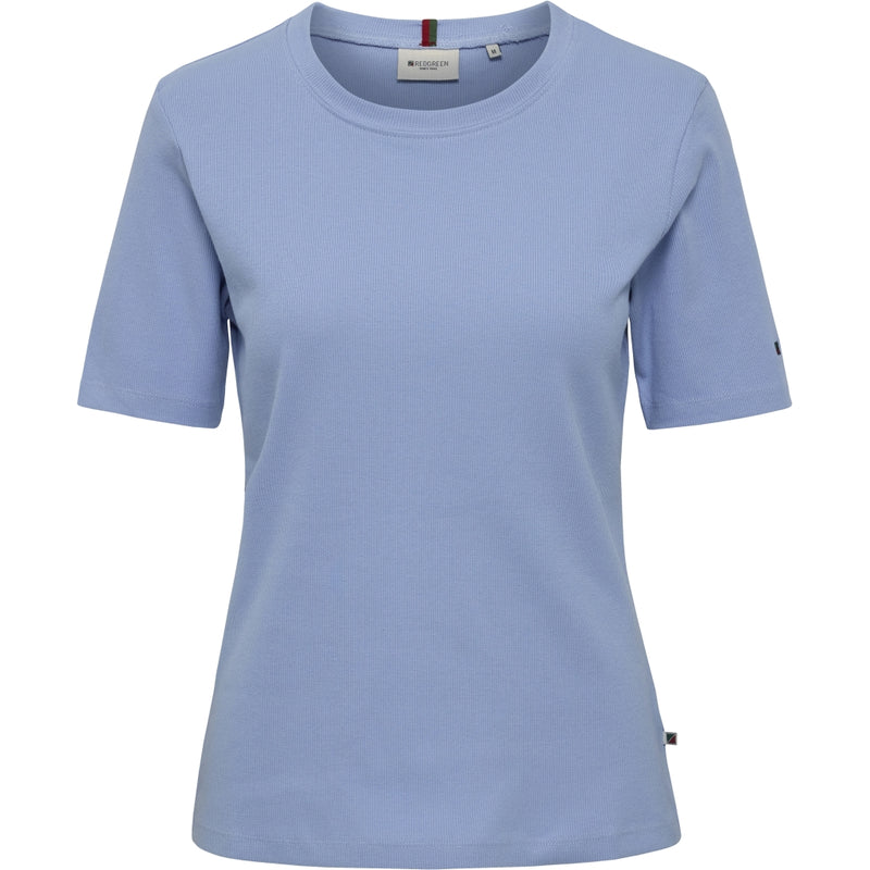 Redgreen Women Cherisa T-shirt Short Sleeve Tee 061 Sky blue