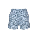 Sea Ranch Chico Printed Swim Shorts Swim Shorts 4019 Deep Ultamarine/White