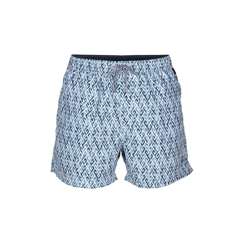 Sea Ranch Chico Printed Swim Shorts Swim Shorts 4019 Deep Ultamarine/White