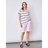 Redgreen Women Chris T-shirt Short Sleeve Tee 145 Pink Stripe