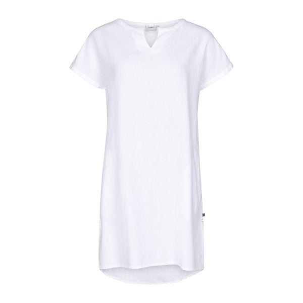 Sea Ranch Columbine Cotton Linen Tunic Dress Dresses / Shirts 1000 White