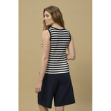 Redgreen Women Constantine Top Short Sleeve Tee 169 Dark Navy Stripe