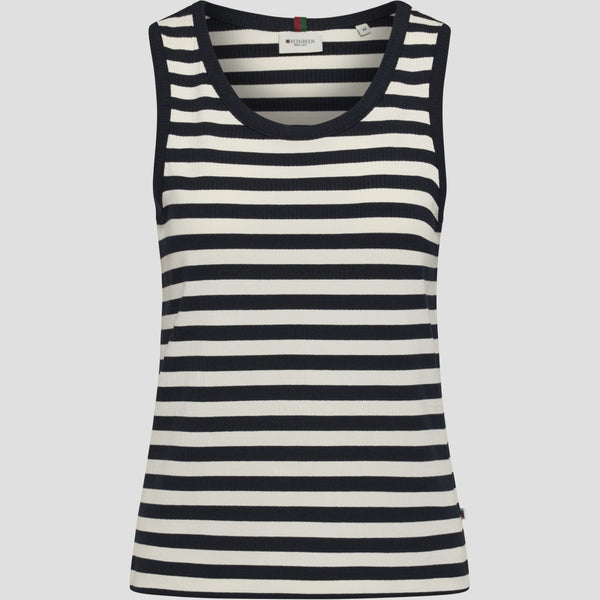 Redgreen Women Constantine Top Short Sleeve Tee 169 Dark Navy Stripe