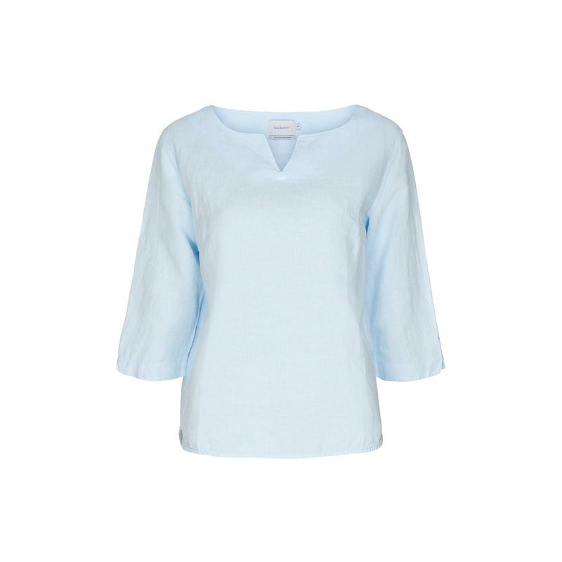 Sea Ranch Corrie 3/4 Sleeve Tee Long Sleeve Tee 4004 Cool blue