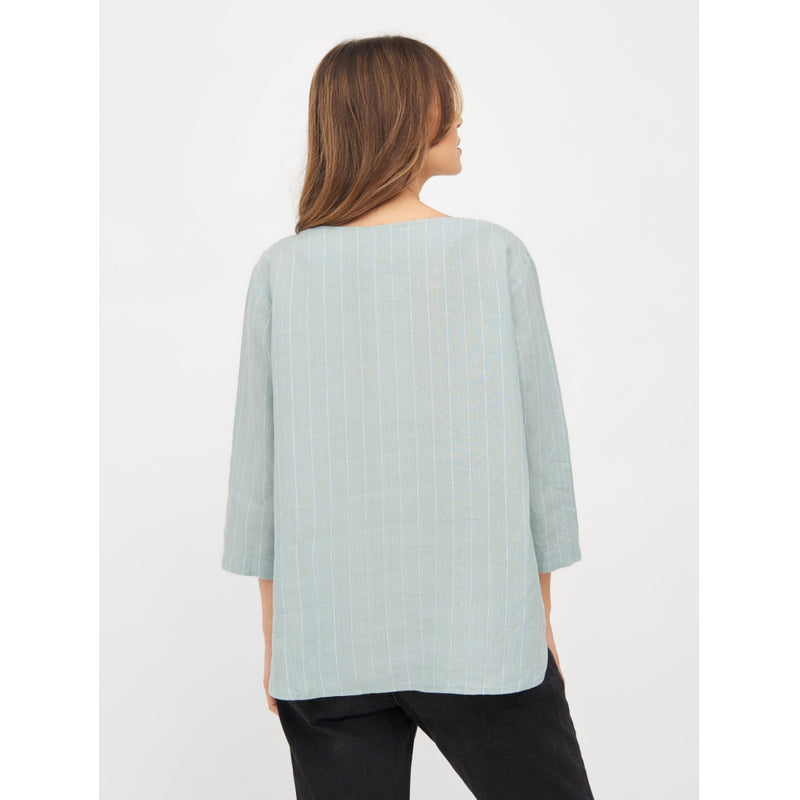 Sea Ranch Corrie Aqua Blue Blouse 4094 Aqua Blue