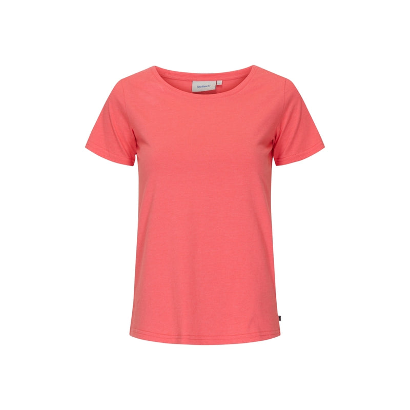 Sea Ranch Cosima Organic Cotton Tee Short Sleeve Tee 3087 Sugar Coral