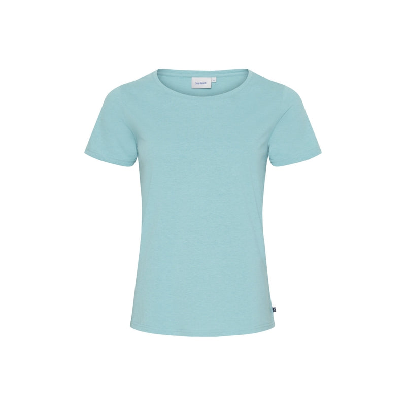 Sea Ranch Cosima Organic Cotton Tee Short Sleeve Tee 4094 Aqua Blue