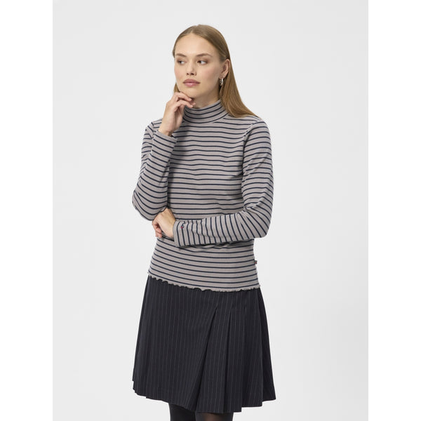 Redgreen Women Crawley Long Sleeve Tee 113 Grey Stripe