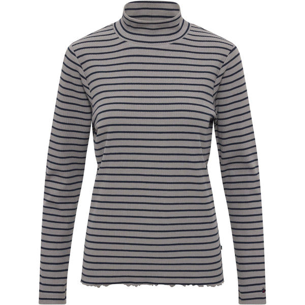 Redgreen Women Crawley Long Sleeve Tee 113 Grey Stripe