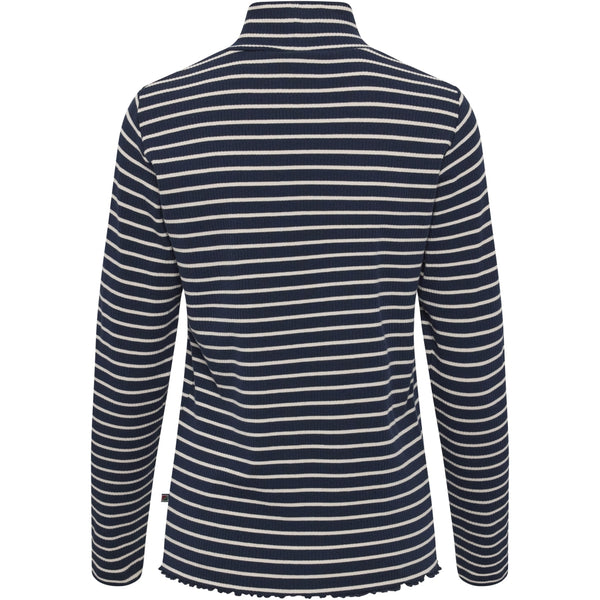 Redgreen Women Crawley Long Sleeve Tee 169 Dark Navy Stripe