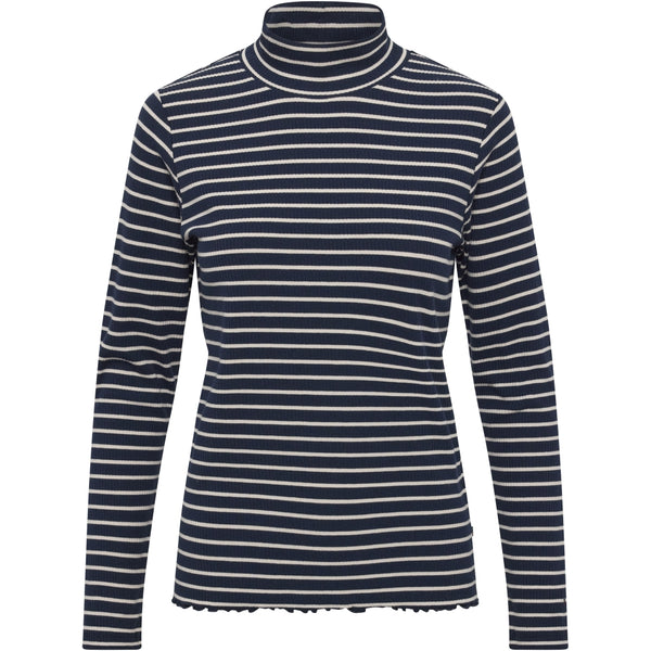 Redgreen Women Crawley Long Sleeve Tee 169 Dark Navy Stripe