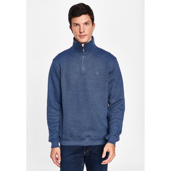 Sea Ranch Cromwell Long Sleeve Half Zip Sweater Sweats 4015 Indigo