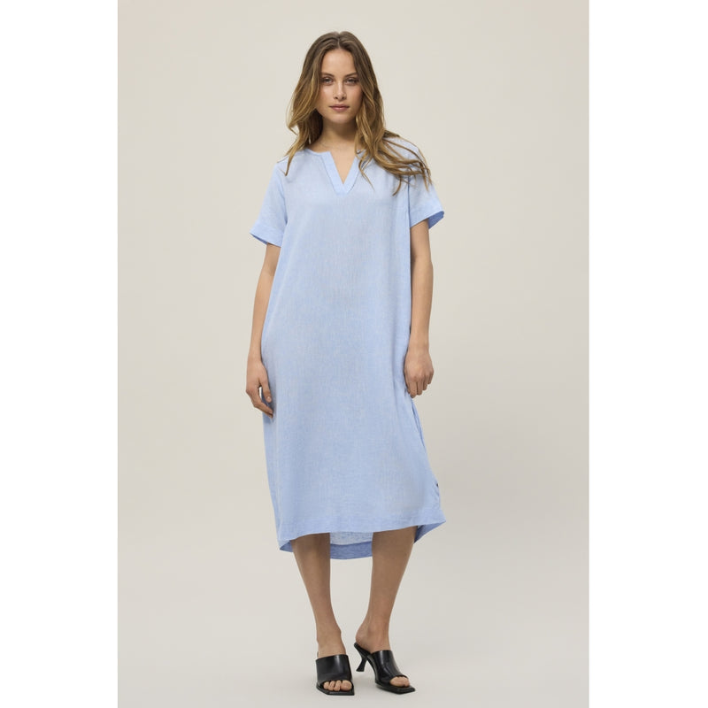 Redgreen Women Dahlia Dress Dresses / Shirts 461 Sky Blue Melange