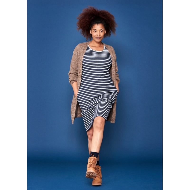 Sea Ranch Daphne Striped Long Sleeve Dress Dresses / Shirts 4008 SR Navy/Pearl