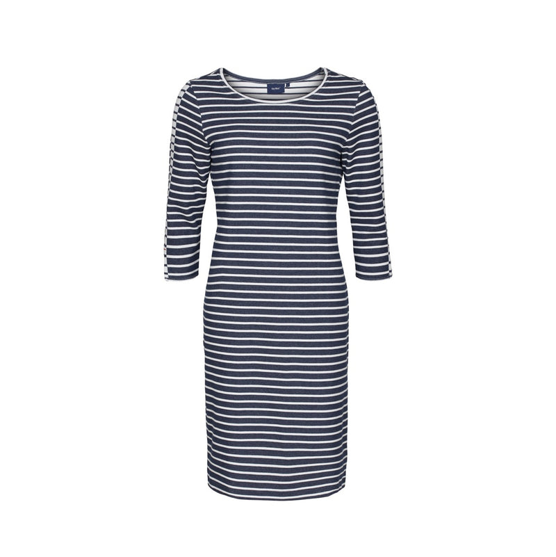 Sea Ranch Daphne Striped Long Sleeve Dress Dresses / Shirts 4008 SR Navy/Pearl
