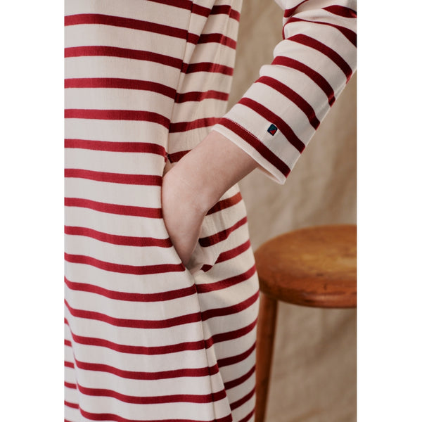 Redgreen Women Dell Dress Dresses / Shirts 147 Dark Red Stripe