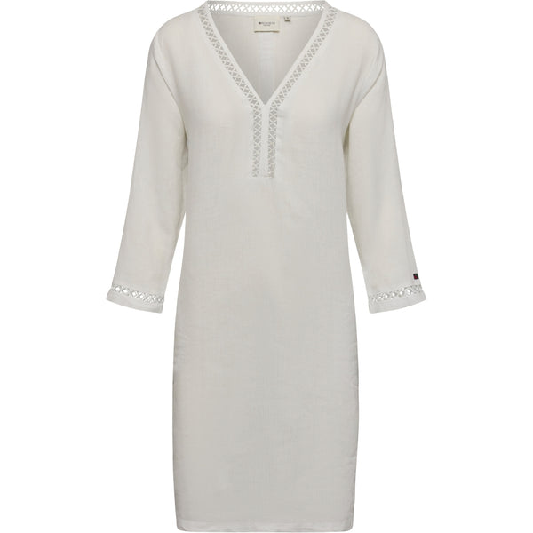 Redgreen Women Diaz Linen Dress Dresses / Shirts 010 White