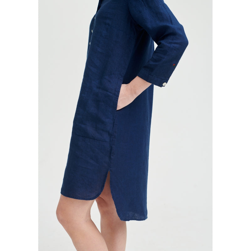 Redgreen Women Dina Skjortekjole Dresses / Shirts 068 Navy