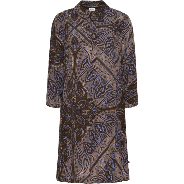 Redgreen Women Doris Shirt Dress Dresses / Shirts 326 Light Brown Paisley