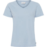 Sea Ranch Dorthea Organic Cotton V-Neck tee Short Sleeve Tee 4032 Powder Blue