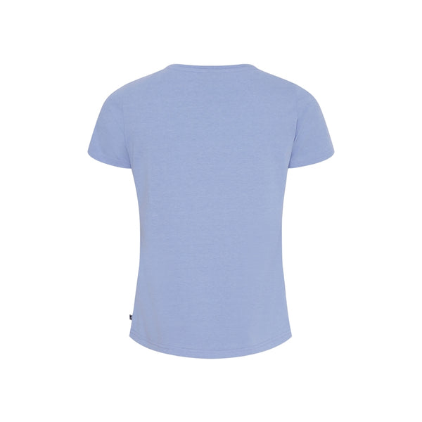 Sea Ranch Dorthea Organic Cotton V-Neck tee Short Sleeve Tee 4200 Vista Blue