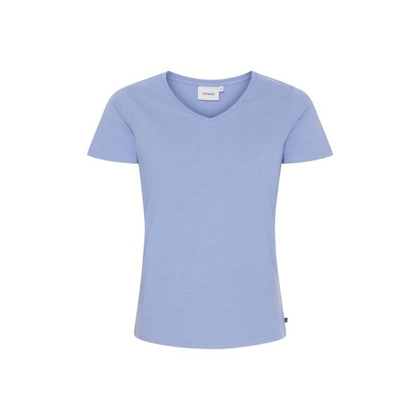 Sea Ranch Dorthea Organic Cotton V-Neck tee Short Sleeve Tee 4200 Vista Blue