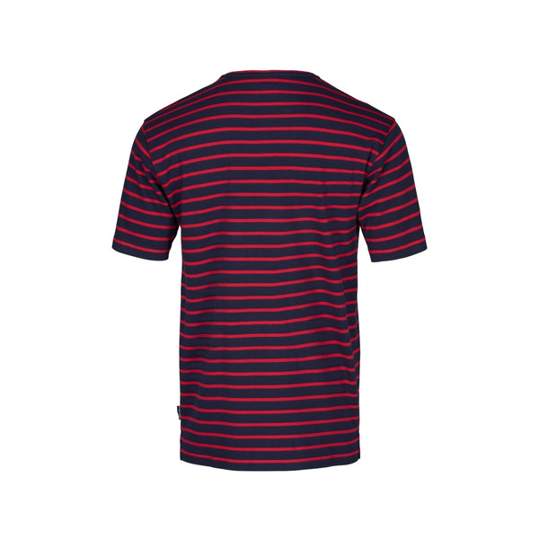 Sea Ranch Ebeltoft Striped Short Sleeve Tee Short Sleeve Tee 4046 SR Navy/SR Red