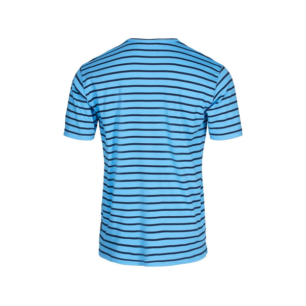 Sea Ranch Ebeltoft Striped Short Sleeve Tee Short Sleeve Tee 4089 Azure Blue/SR Navy
