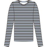 Redgreen Women Fie Long Sleeve T-shirt Long Sleeve Tee 162 Light Blue Stripe