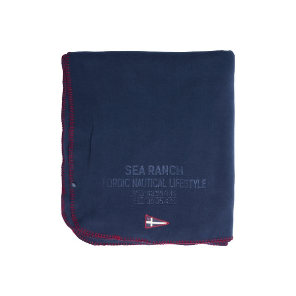 Sea Ranch Fleece Blanket Blanket 4000 SR Navy