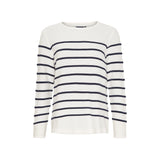 Sea Ranch Francoise Knit Knit 1006 Pearl/SR Navy