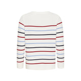 Sea Ranch Francoise Knit Knit 1015 Pearl/SR Navy/SR Red