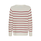 Sea Ranch Francoise Knit Knit 1033 Pearl/SR Red