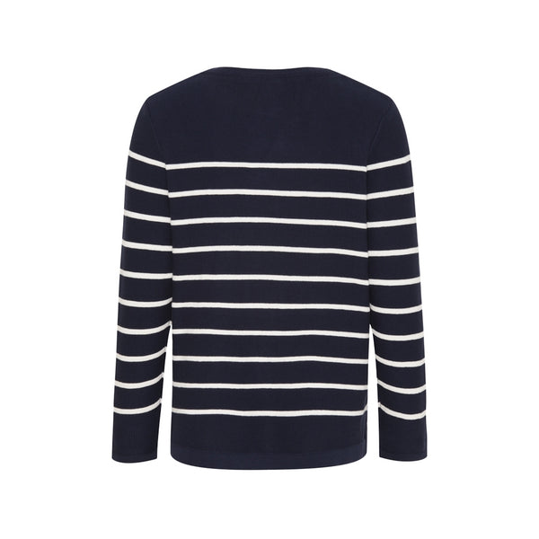 Sea Ranch Francoise Knit Knit 4008 SR Navy/Pearl