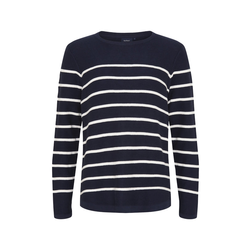 Sea Ranch Francoise Knit Knit 4008 SR Navy/Pearl