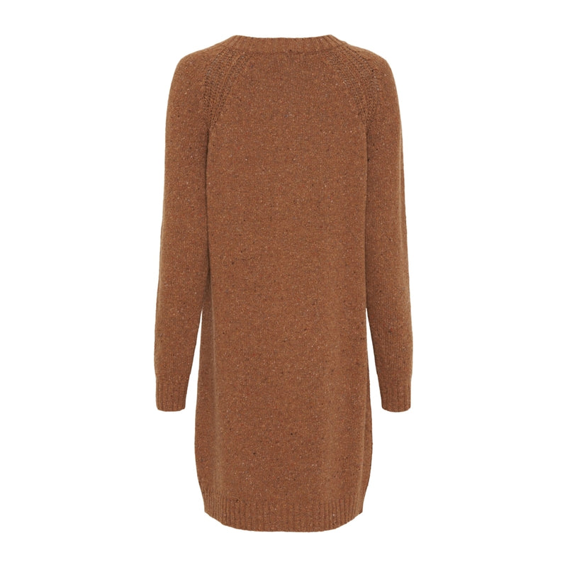 Sea Ranch Gina Long Sleeve V-Neck Knit Dress Knit 1031 Camel