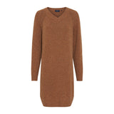 Sea Ranch Gina Long Sleeve V-Neck Knit Dress Knit 1031 Camel