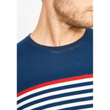 Sea Ranch Hauge Long sleeve Striped Tee Long Sleeve Tee 4023 SR Navy/SR Red/Pearl
