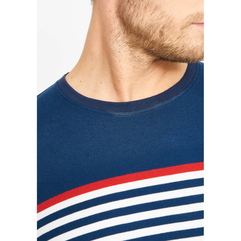 Sea Ranch Hauge Long sleeve Striped Tee Long Sleeve Tee 4023 SR Navy/SR Red/Pearl