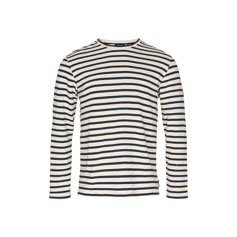 Sea Ranch Hugo Striped Long Sleeve Tee Long Sleeve Tee 1009 Ecru/SR Navy