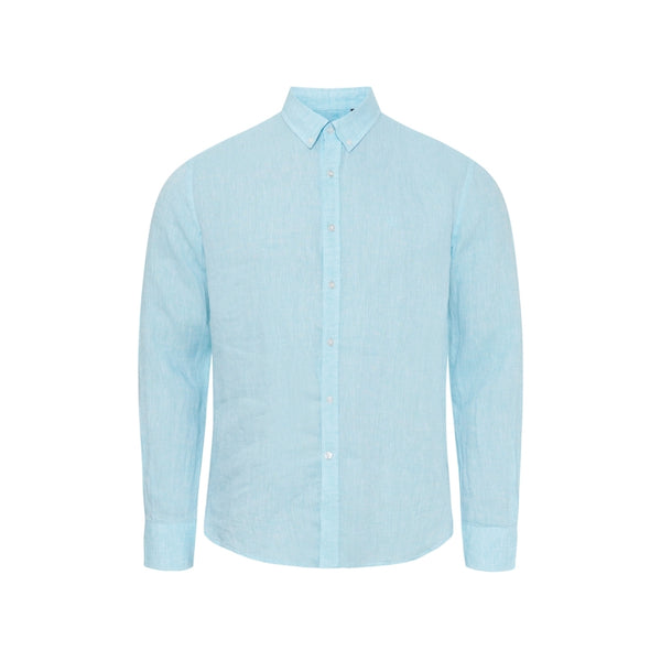 Sea Ranch Hyeres Long Sleeve Shirt Shirts 4094 Aqua Blue