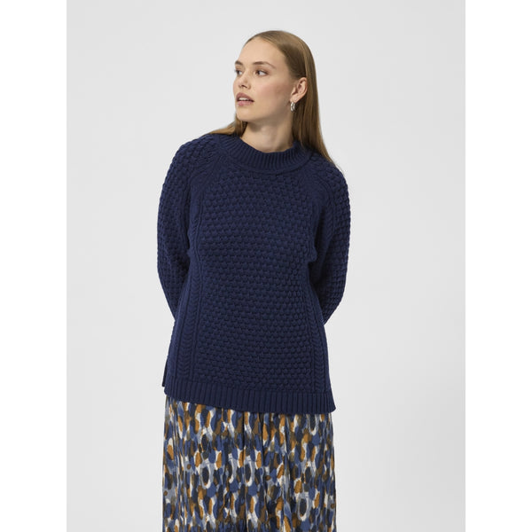 Redgreen Women Jamie Roll Neck Knit 068 Navy