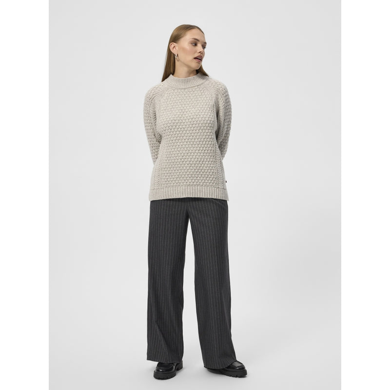 Redgreen Women Jamie Roll Neck Knit 420 Off White Melange