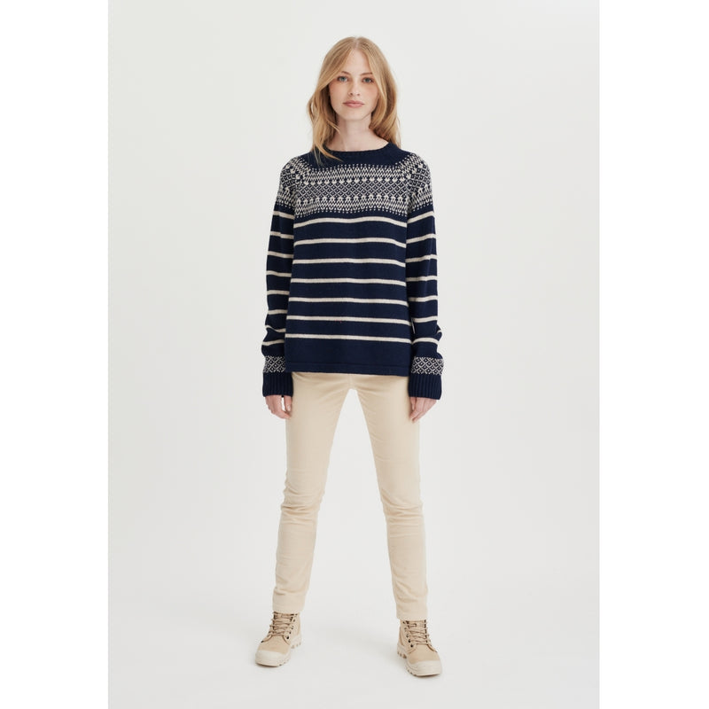 Redgreen Women Jeta Crew Neck Knit Knit 468 Navy