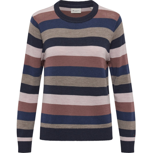 Redgreen Women Joe Knit Knit 143 Pale Pink Stripe