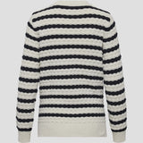 Redgreen Women Joye Knit Knit 120 Off White Stripe